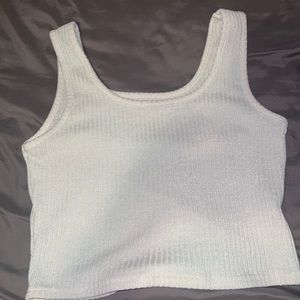 White crop top
